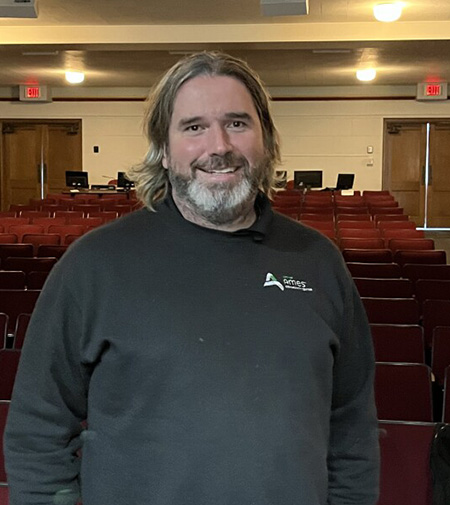 Portrait of Craig Kaufman, Ames Documentary Film Festival team